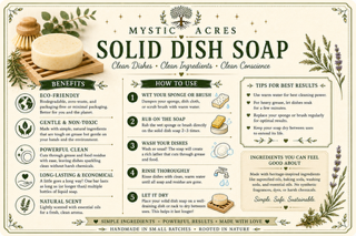 Solid Dish Soap Bar